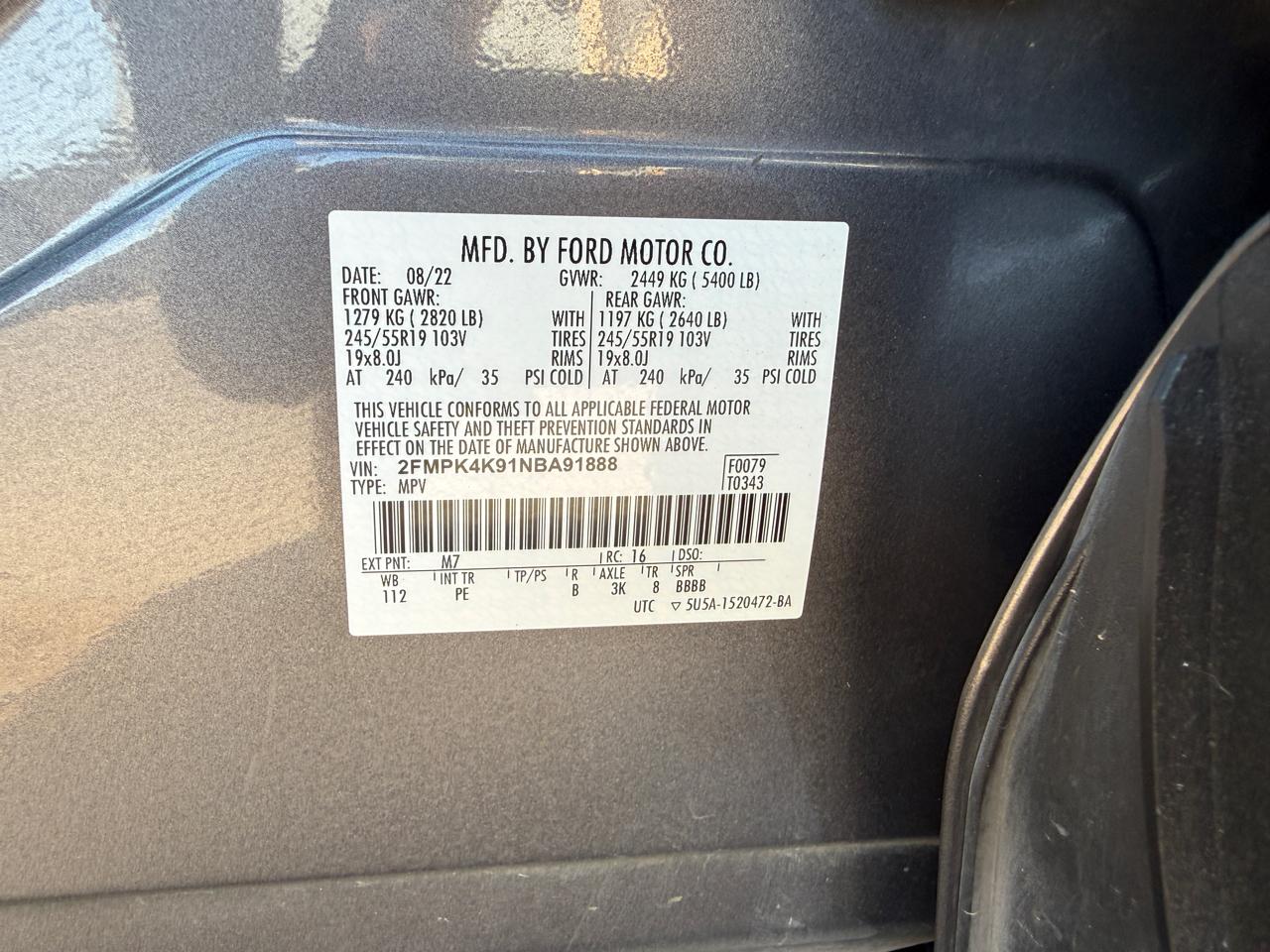 Ford Edge  2022