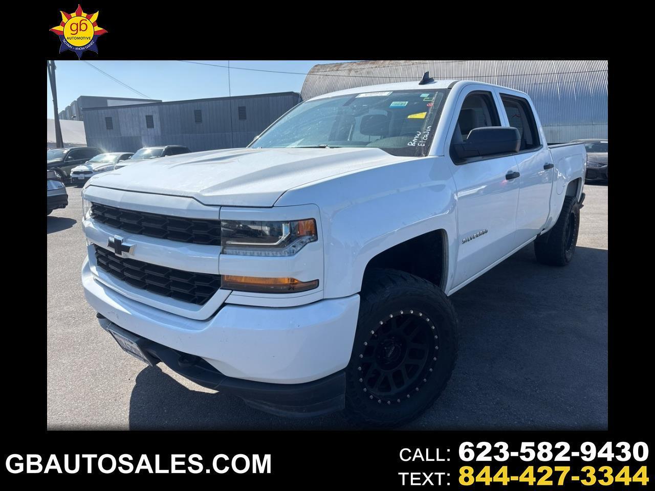 2018 Chevrolet Silverado 1500 Custom Crew Cab RWD