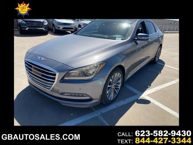 Gray 2016 Hyundai Genesis 3.8 RWD Sedan Rear-Wheel Drive Automatic