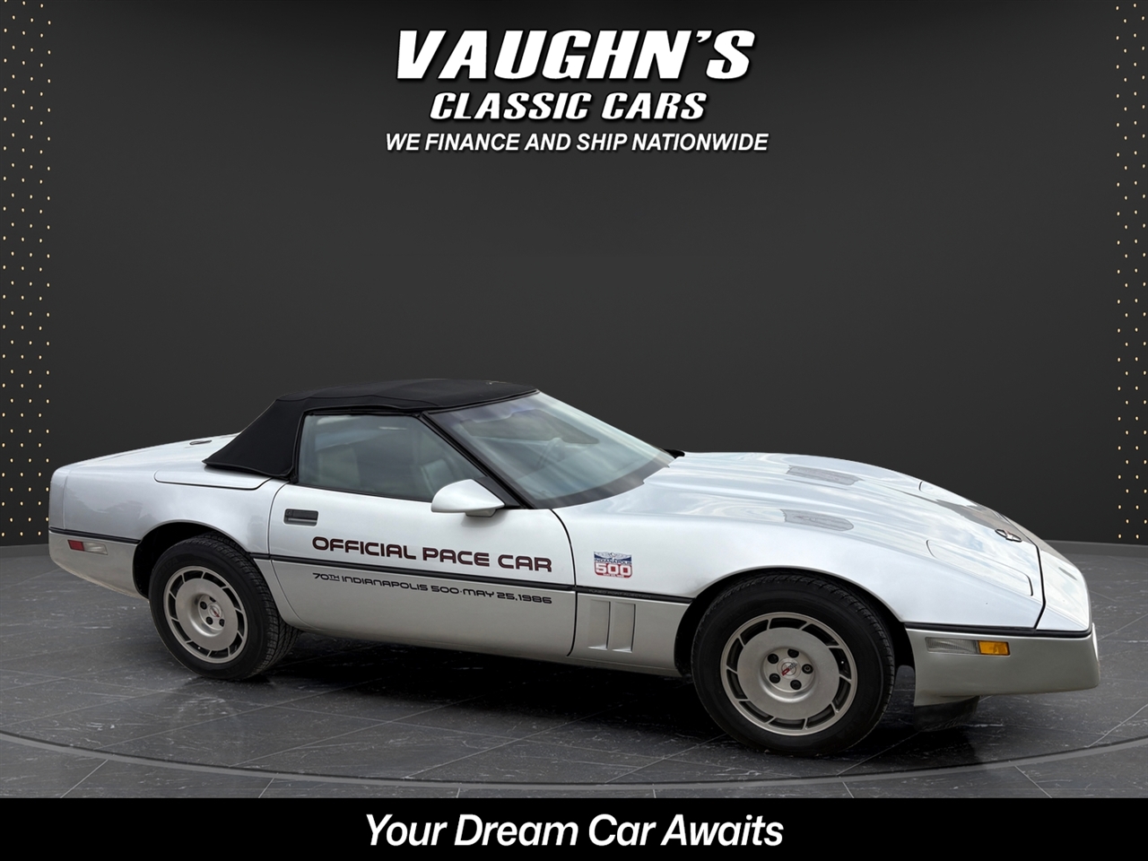 1986 Chevrolet Corvette Indy Pace Car