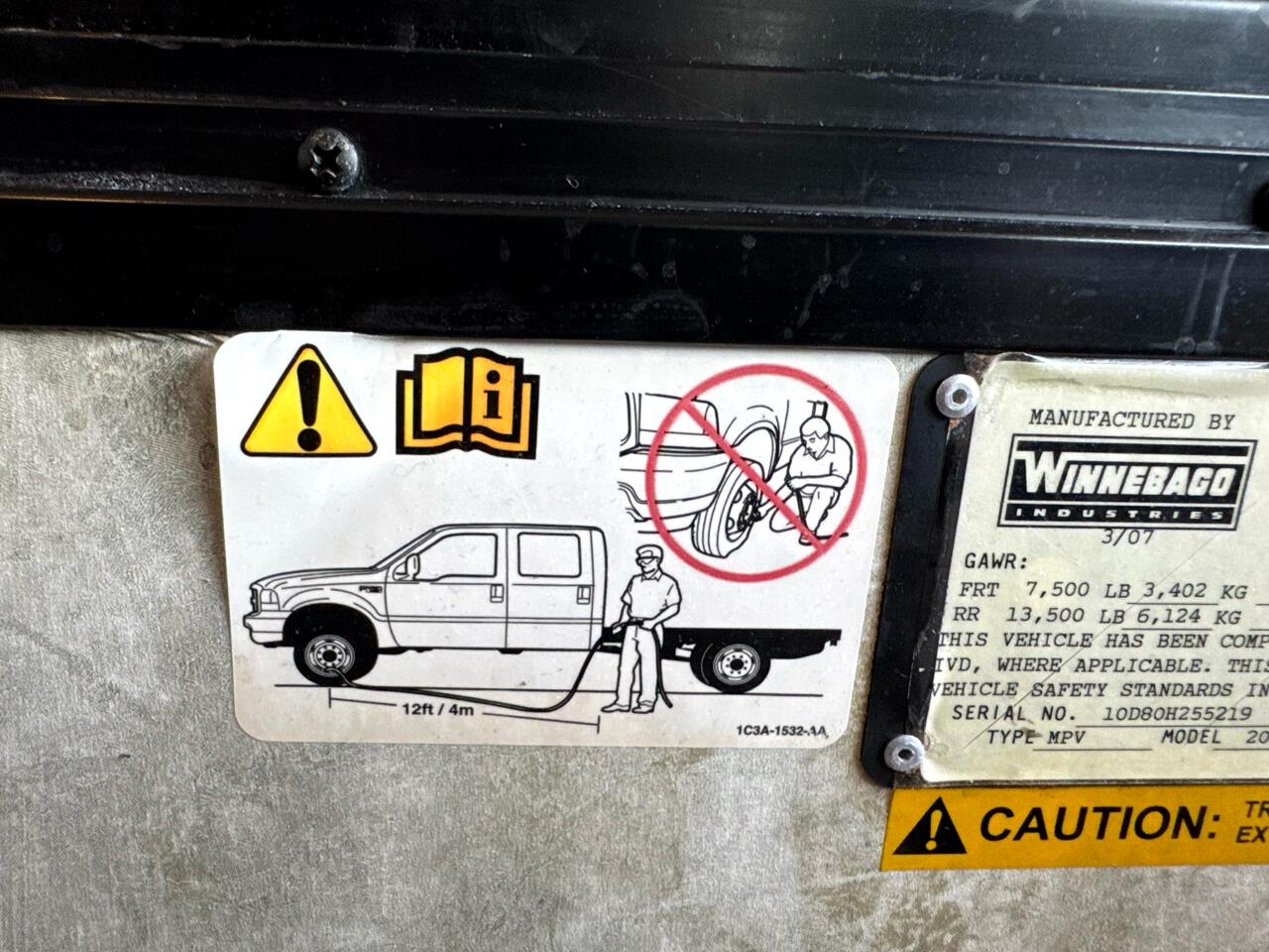 Ford Stripped Chassis Motorhome  2007