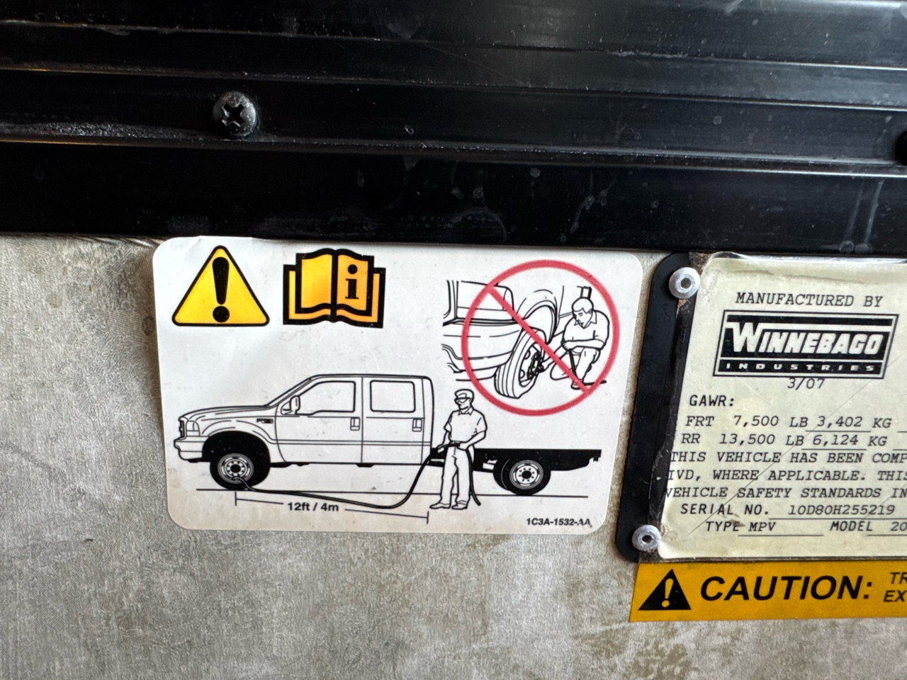 Ford Stripped Chassis Motorhome  2007