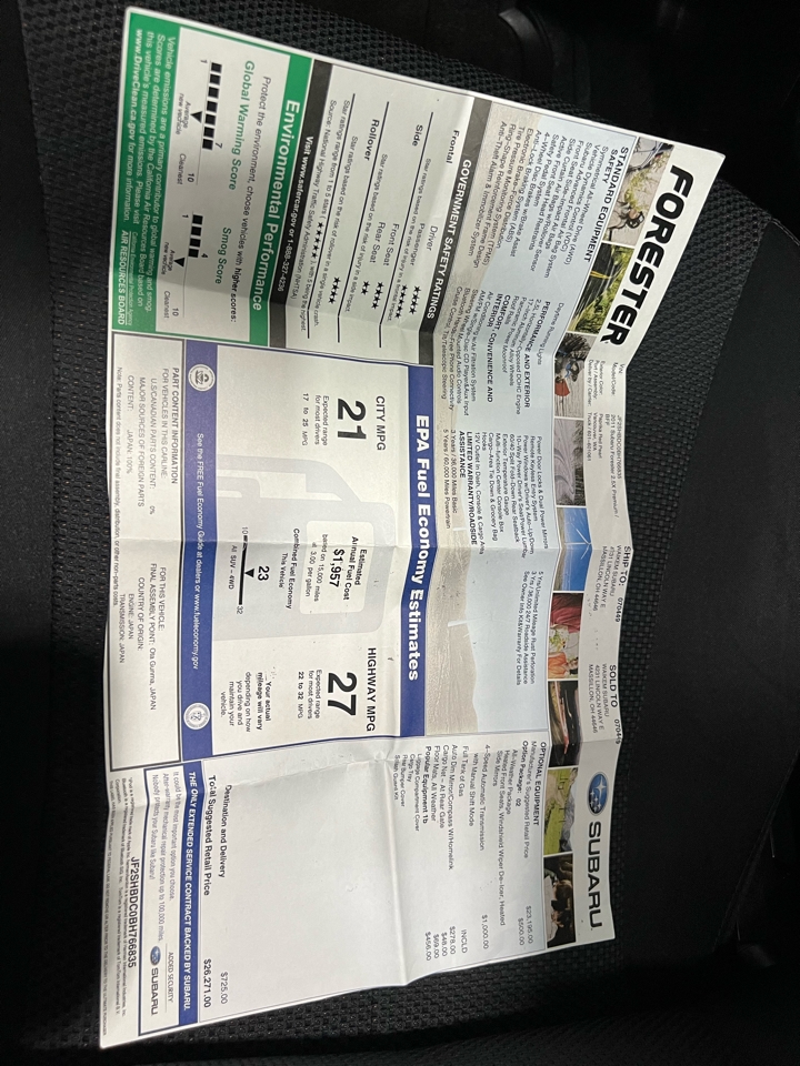 Subaru Forester 2.5X Premium 2011