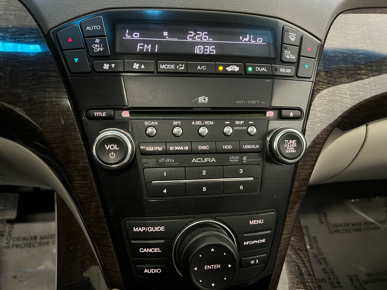 Acura MDX 6-Spd AT w/Tech Package 2011