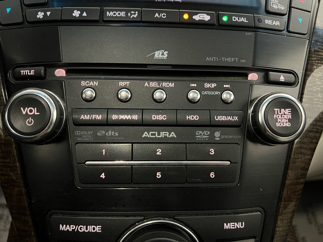 Acura MDX 6-Spd AT w/Tech Package 2011