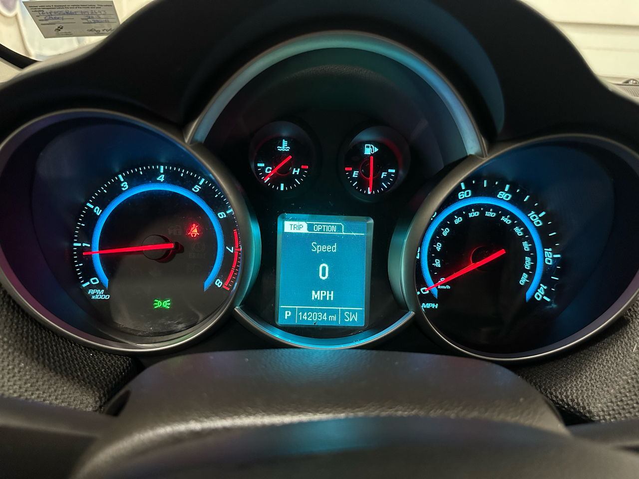 Chevrolet Cruze 2LT Auto 2015