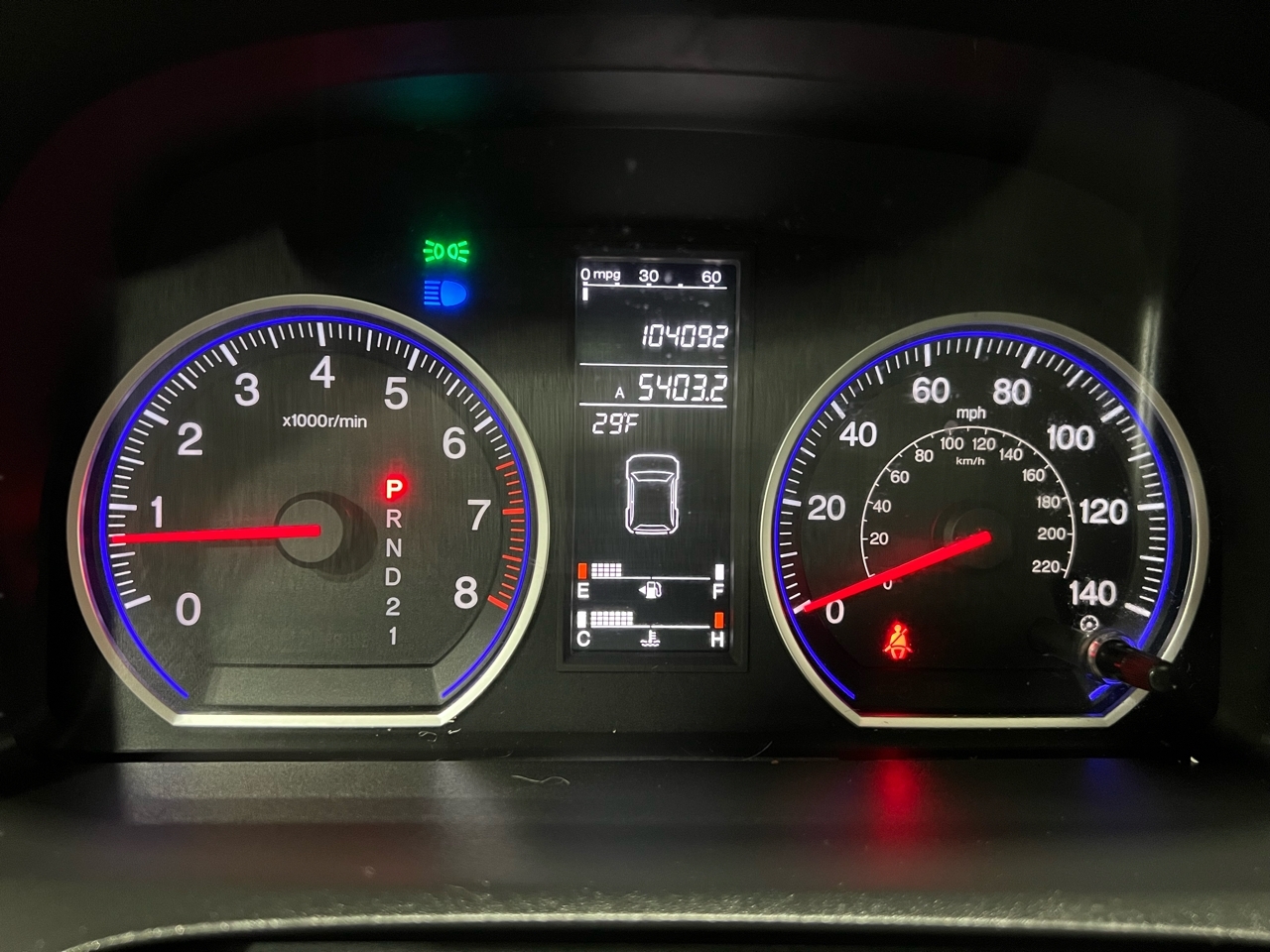 Honda CR-V EX-L 4WD 5-Speed AT 2009