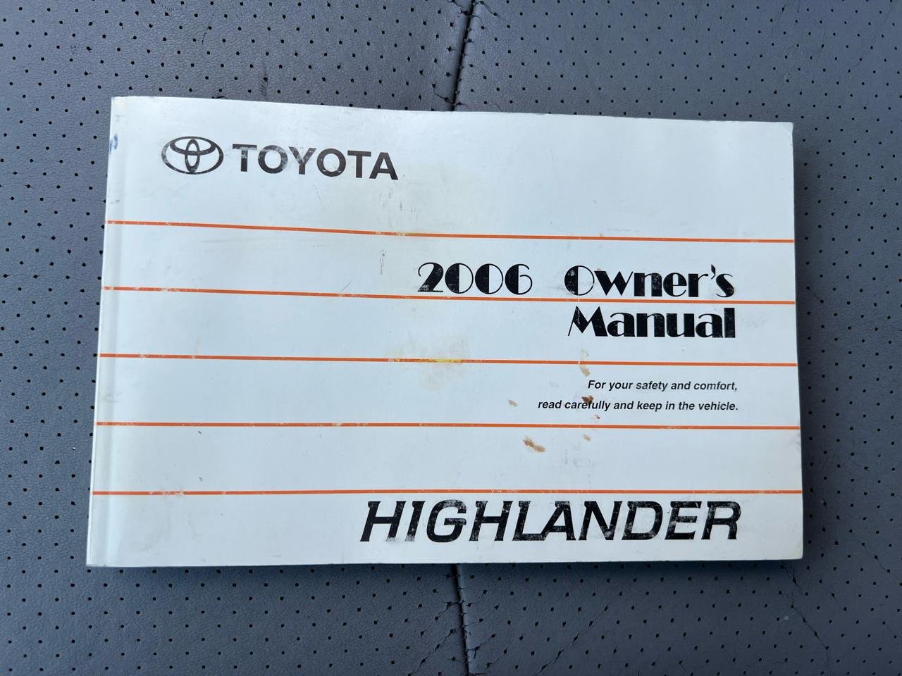 Toyota Highlander Hybrid Limited 4WD 2006