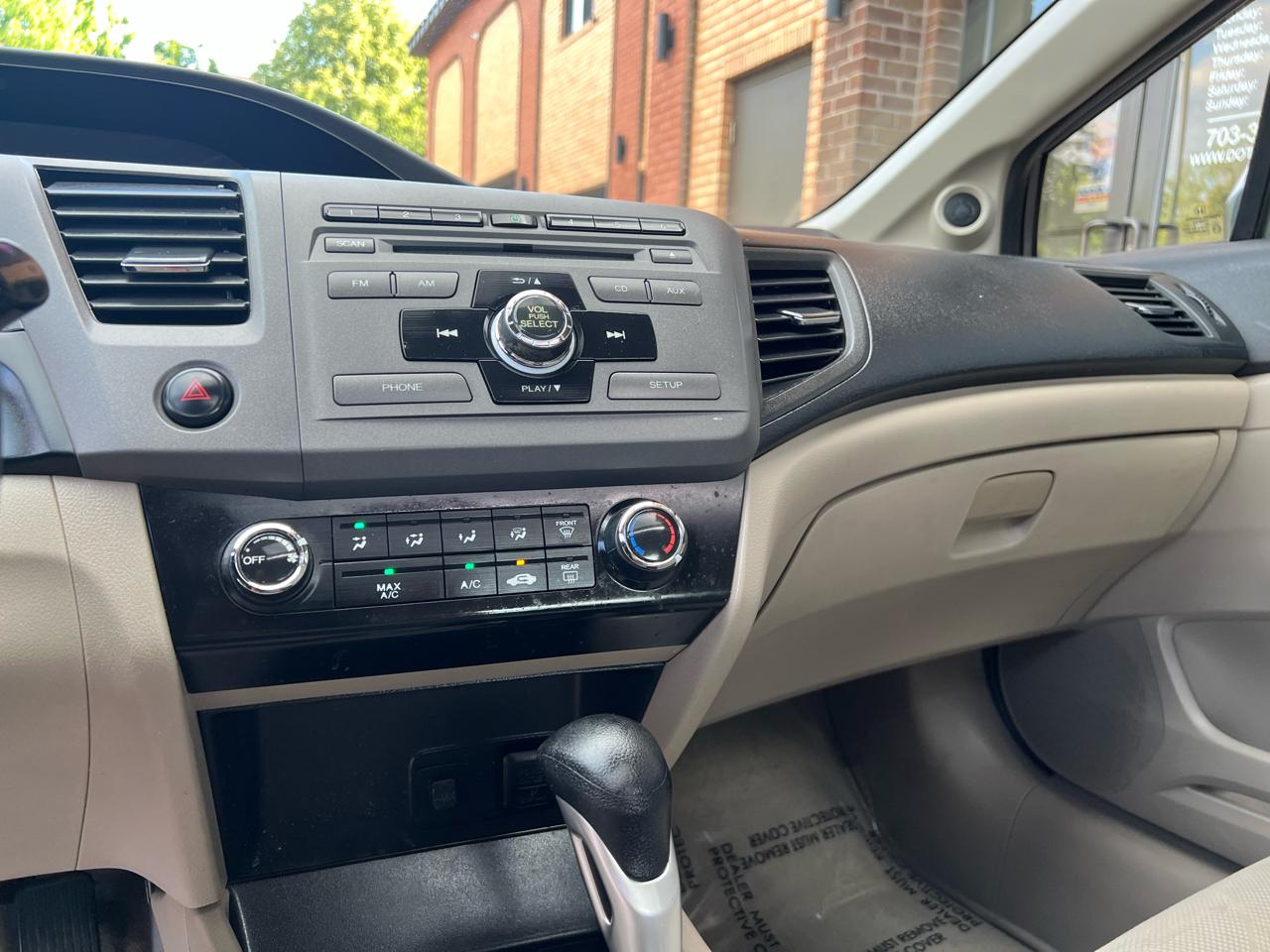 Honda Civic EX Sedan 5-Speed AT 2012