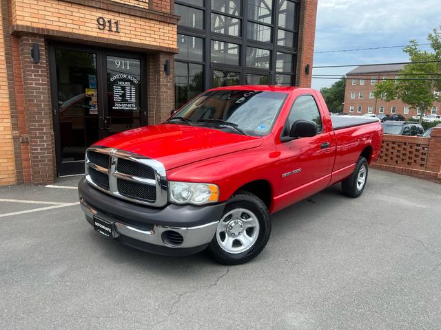 Red 2002 Dodge RAM 1500 Pickup Truck Rear-Wheel Drive Manual