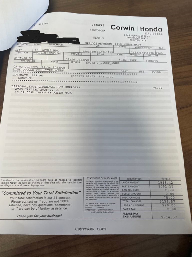 Acura RDX 5-Spd AT with Technology Package 2008