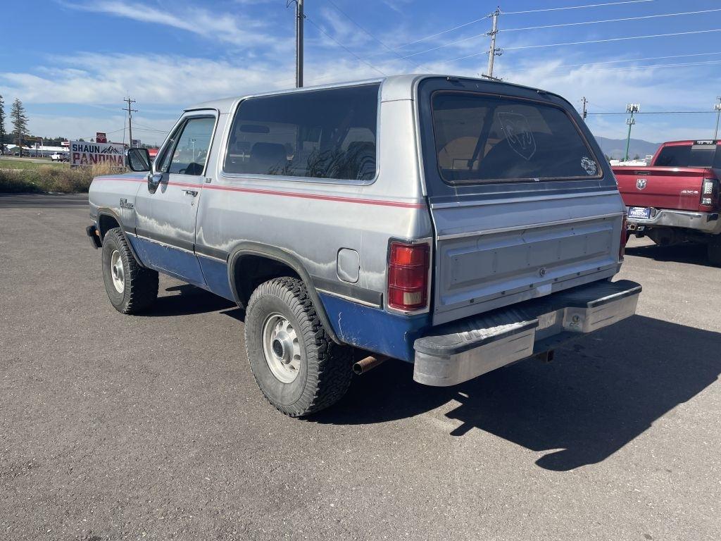 Dodge Ram Charger 150 4WD 1991
