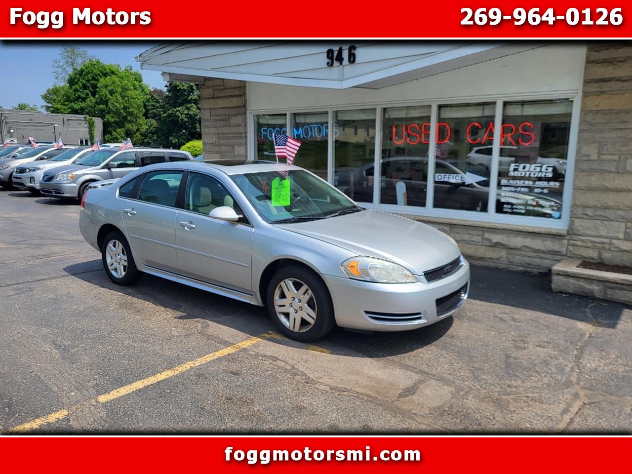 Used 2012 Chevrolet Impala LT (Fleet) for Sale in Battle Creek MI 49017