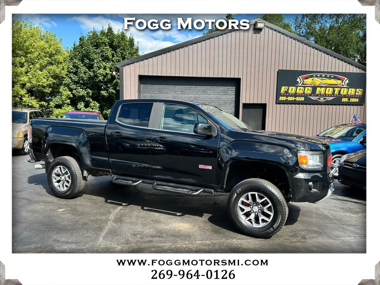 Black 2017 GMC Canyon Pickup Truck Four-Wheel Drive 