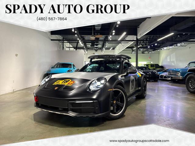 Black 2023 Porsche 911 Dakar Coupe AWD Coupe All-Wheel Drive