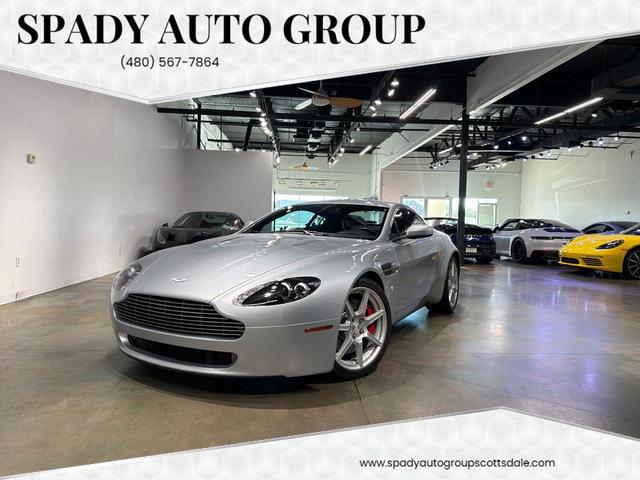Silver 2006 Aston Martin V8 Vantage Coupe RWD Coupe Rear-Wheel Drive Manual