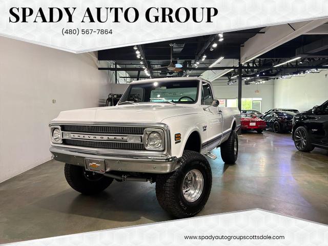 White 1969 Chevrolet C/K 20 Pickup Truck