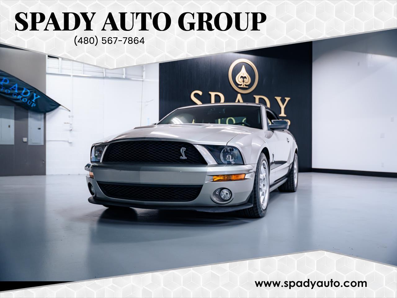 Gray 2009 Ford Mustang Shelby GT500 Convertible Rear-Wheel Drive 