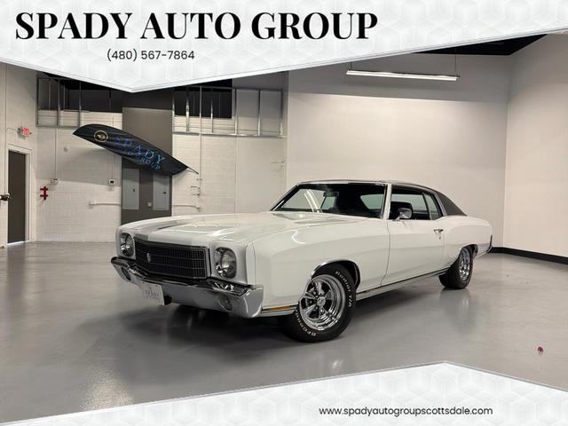 White 1970 Chevrolet Monte Carlo Coupe