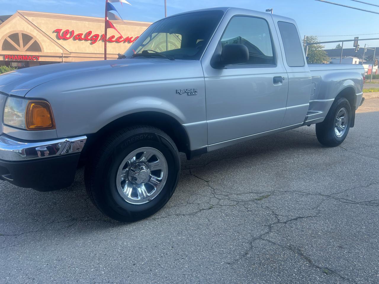 Silver 2003 Ford Ranger Pickup Truck  4-Speed Automatic