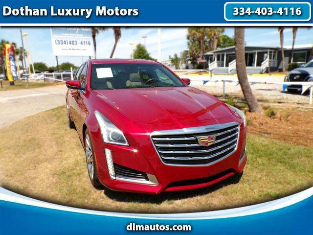 Red 2018 Cadillac CTS 2.0T Luxury RWD Sedan Rear-Wheel Drive Automatic