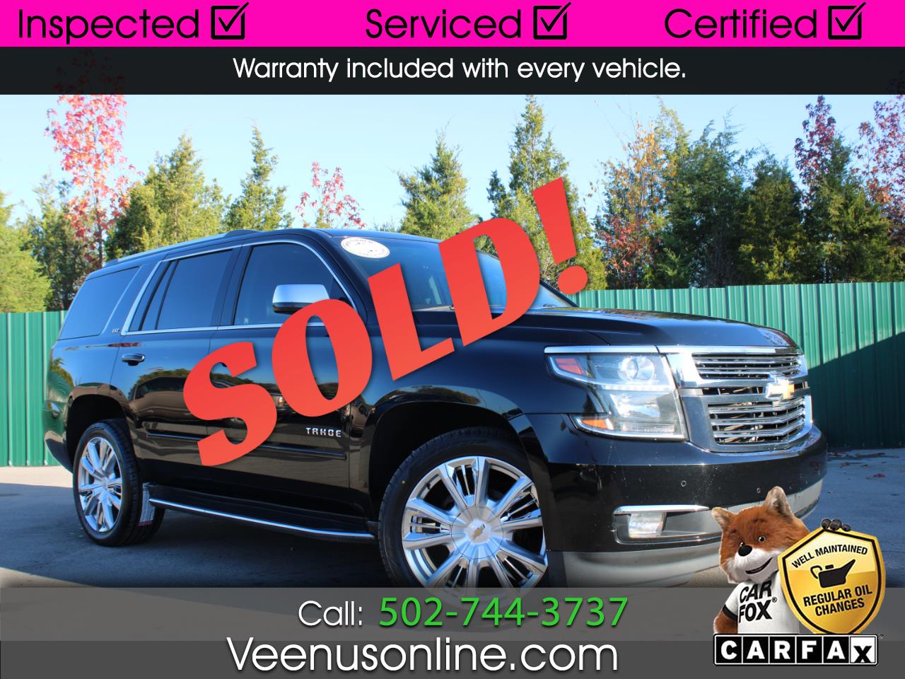 2016 Chevrolet Tahoe LTZ 4WD