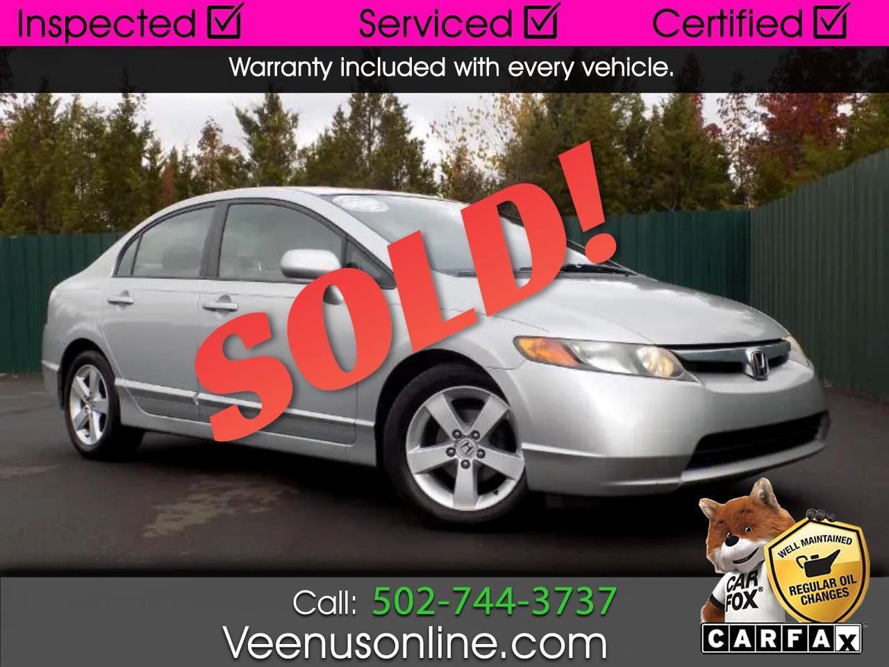 2007 Honda Civic EX Sedan AT with Navigation