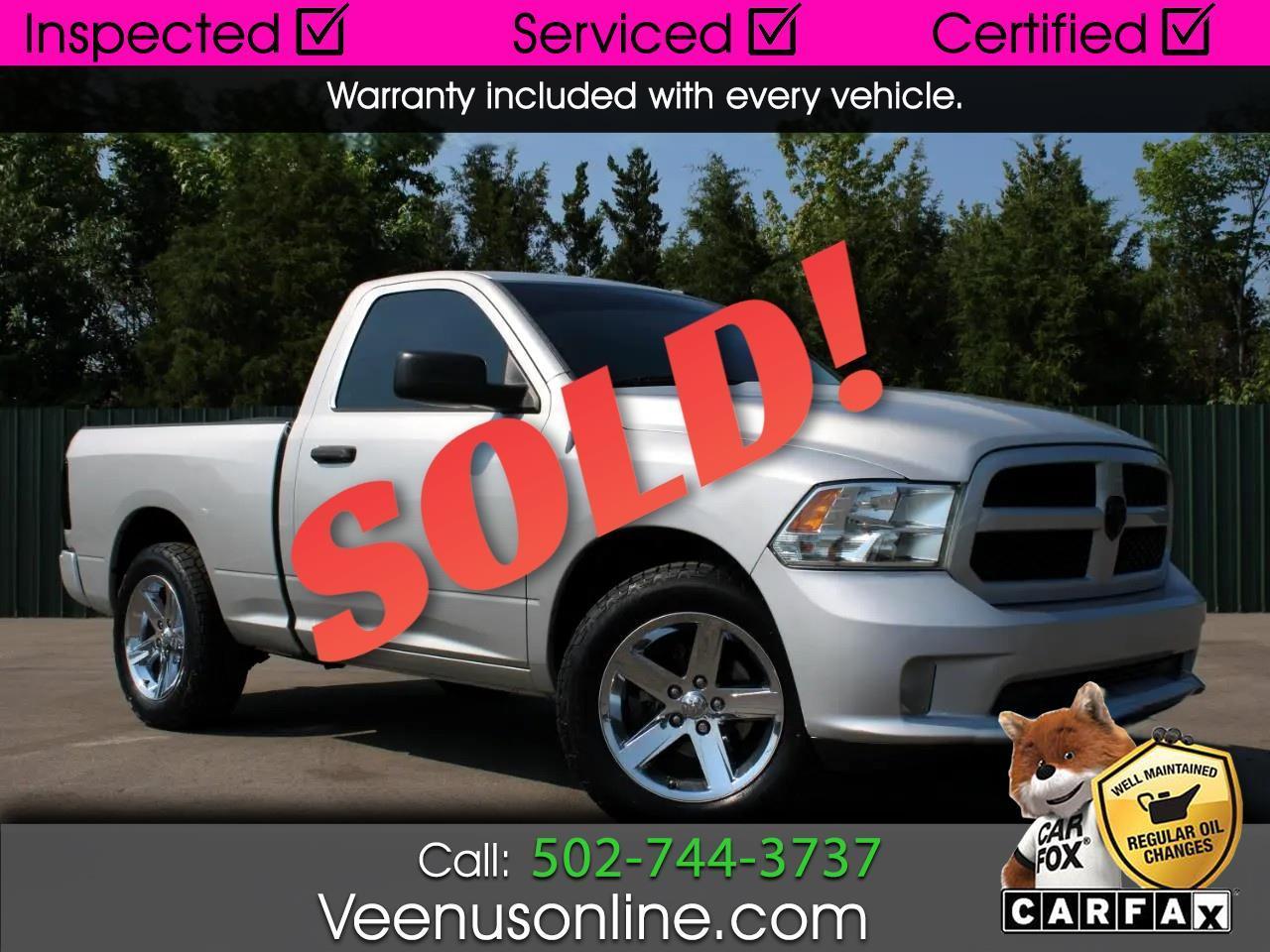 2013 RAM 1500 Tradesman Regular Cab SWB 2WD