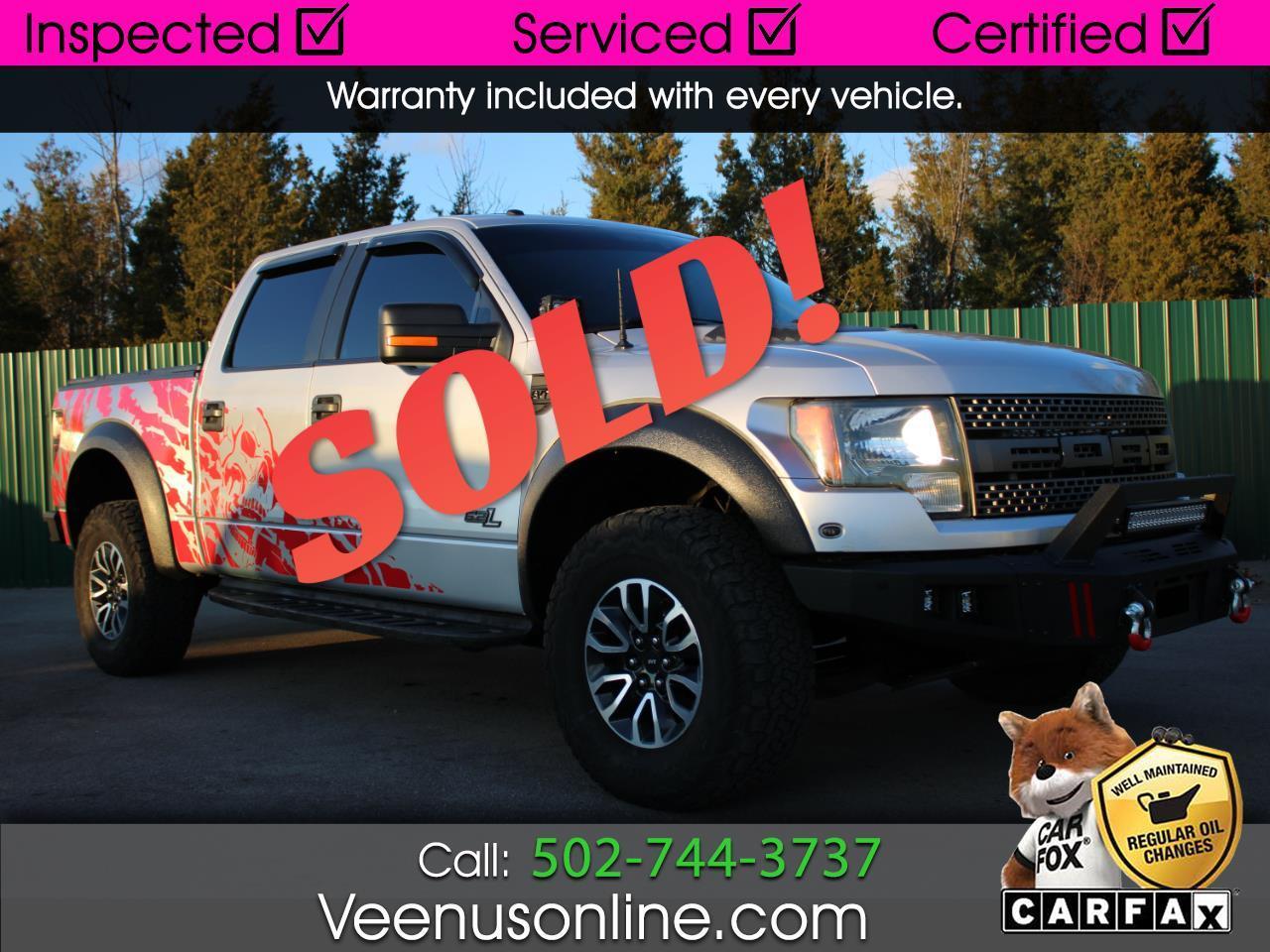 Ford F-150 SVT Raptor SuperCrew 5.5-ft. Bed 4WD 2012