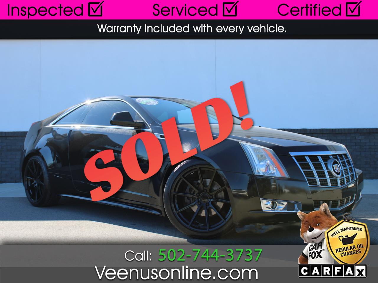 2012 Cadillac CTS Performance Coupe AWD w/ Navigation