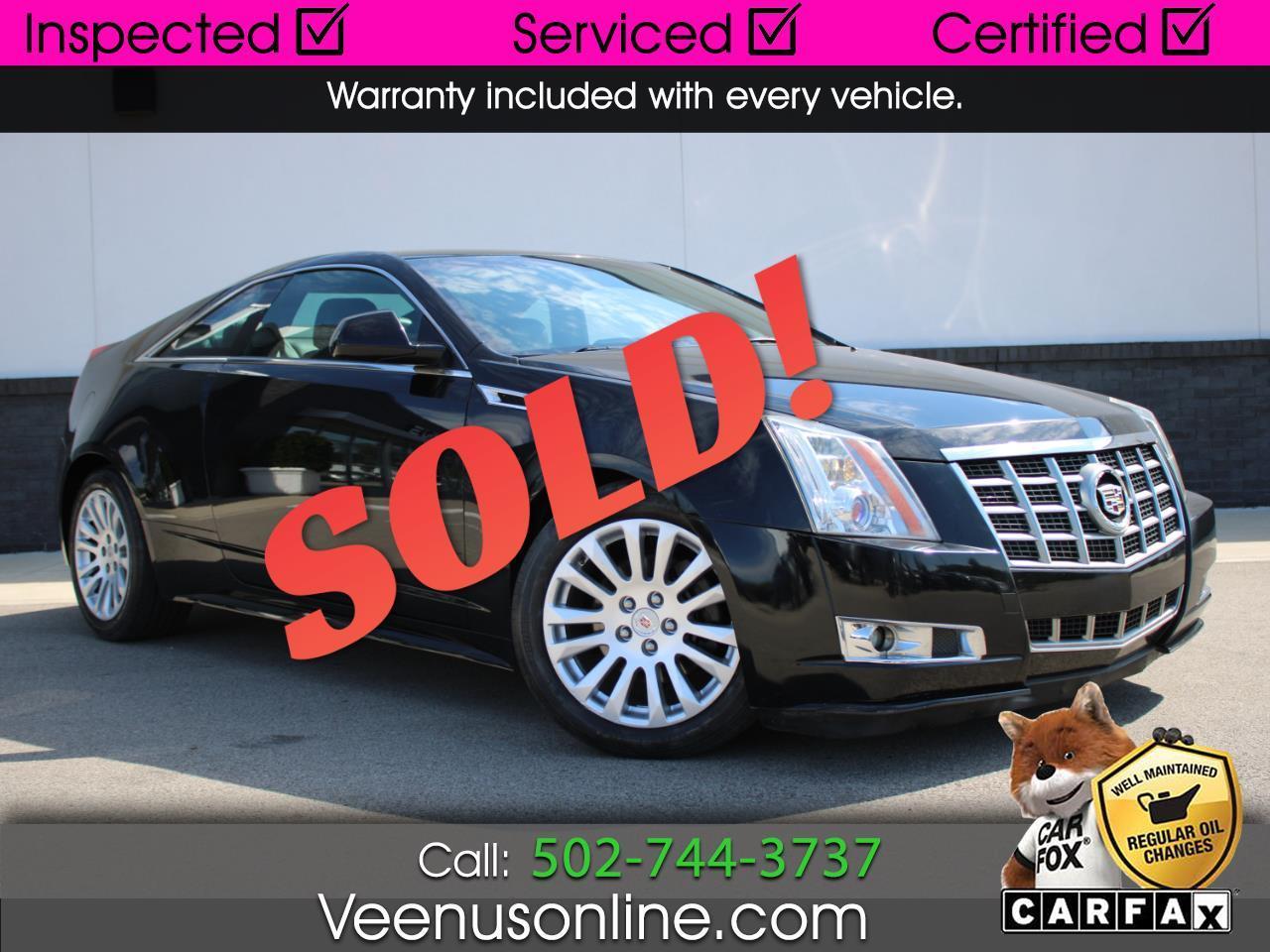 Cadillac CTS Performance Coupe AWD w/ Navigation 2012