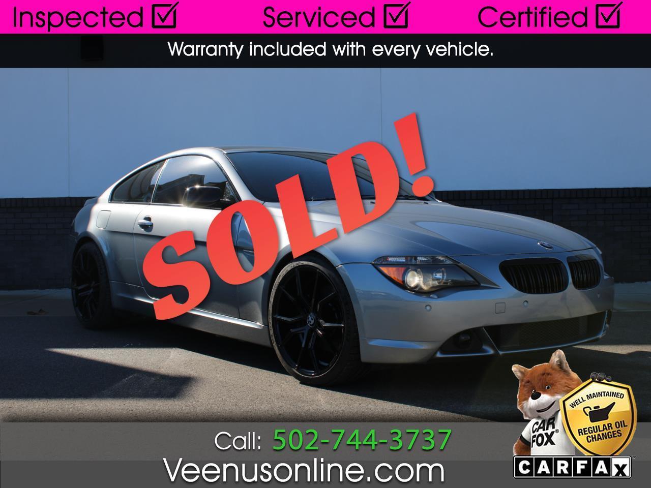 2007 BMW 6-Series 650i Coupe