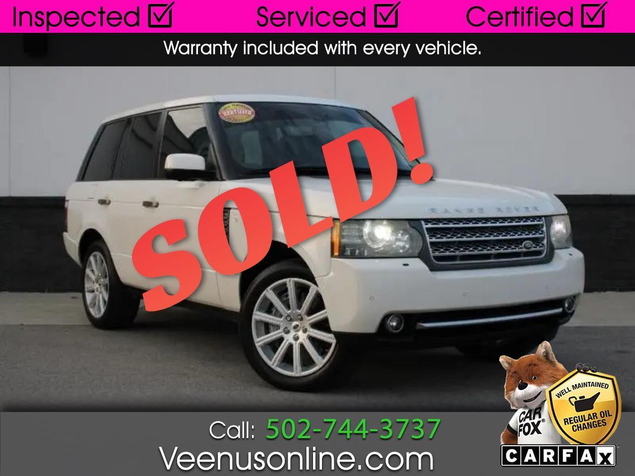2010 Land Rover Range Rover Supercharged