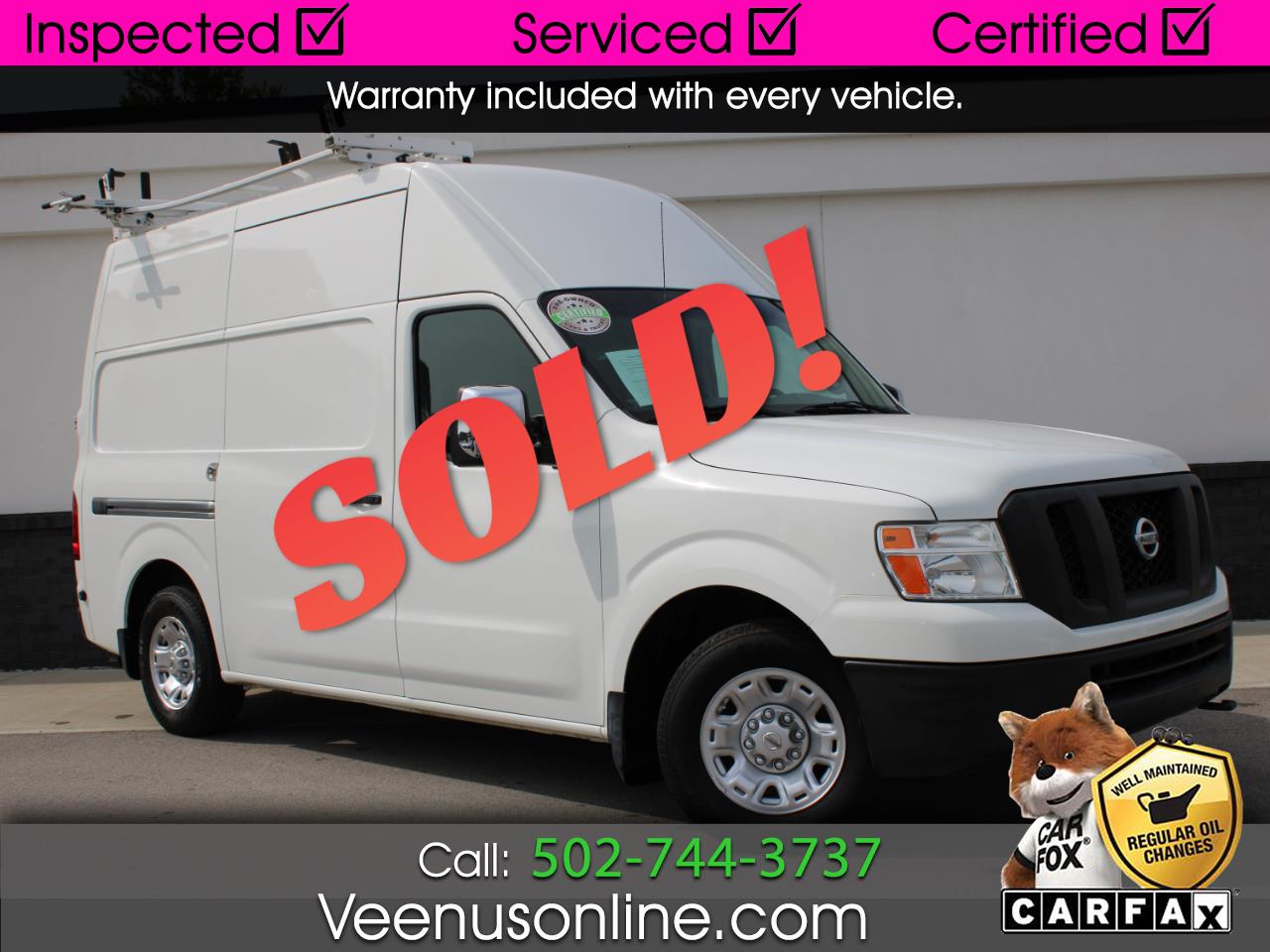 2015 Nissan NV Cargo 2500 HD S V8 High Roof