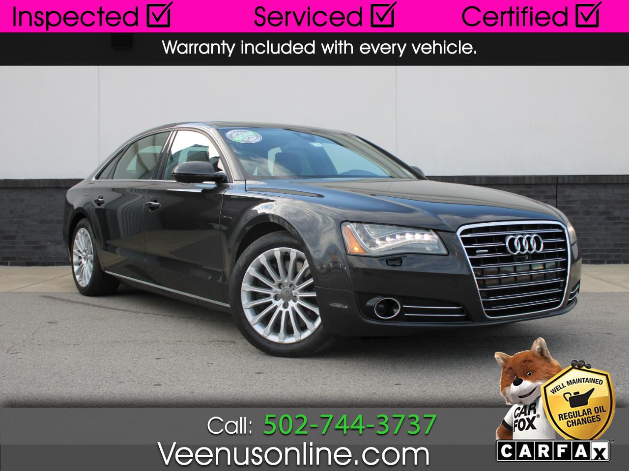 2014 Audi A8 4.0T Sedan L quattro Tiptronic