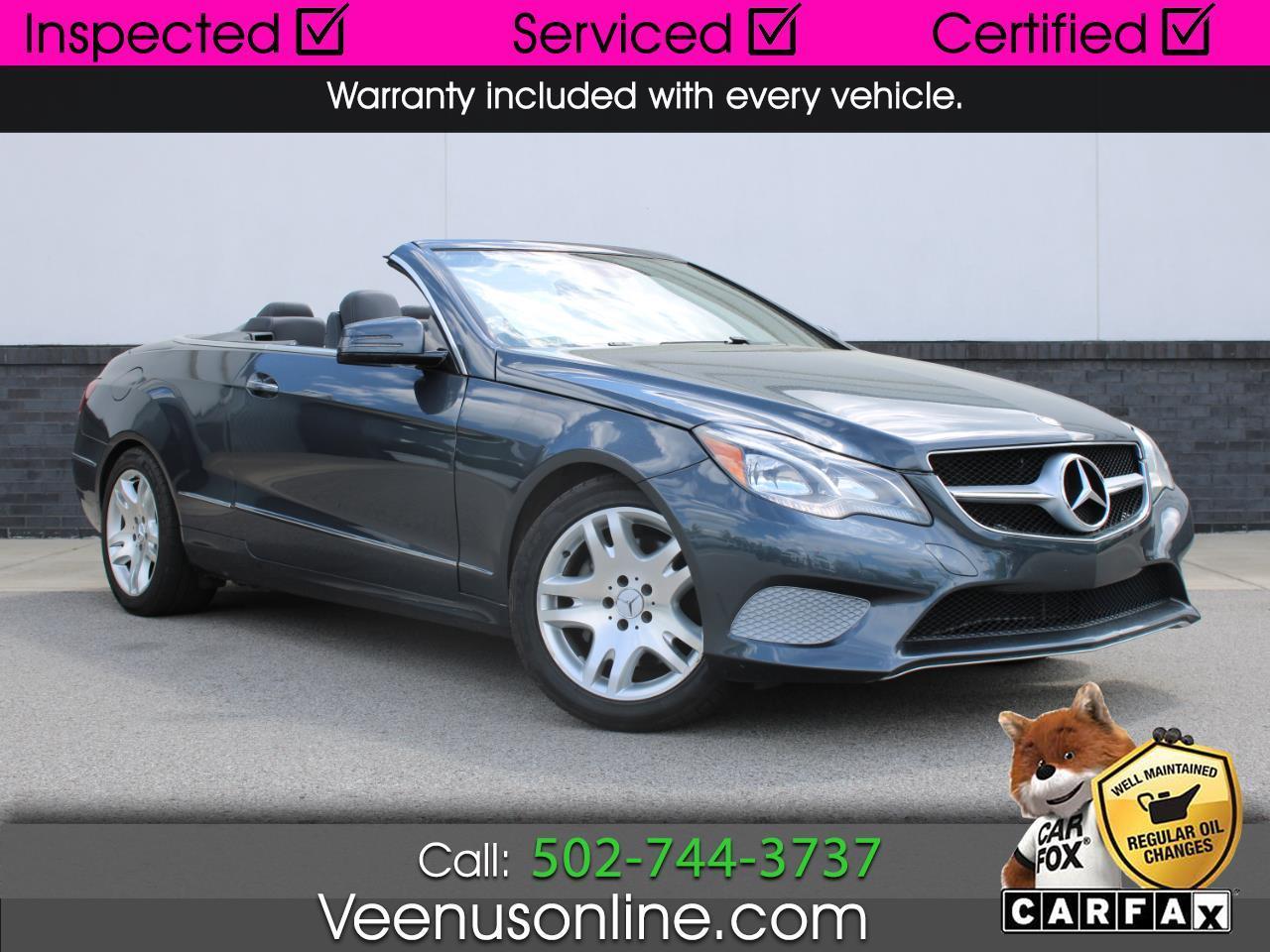 Mercedes-Benz E-Class E350 Cabriolet 2014