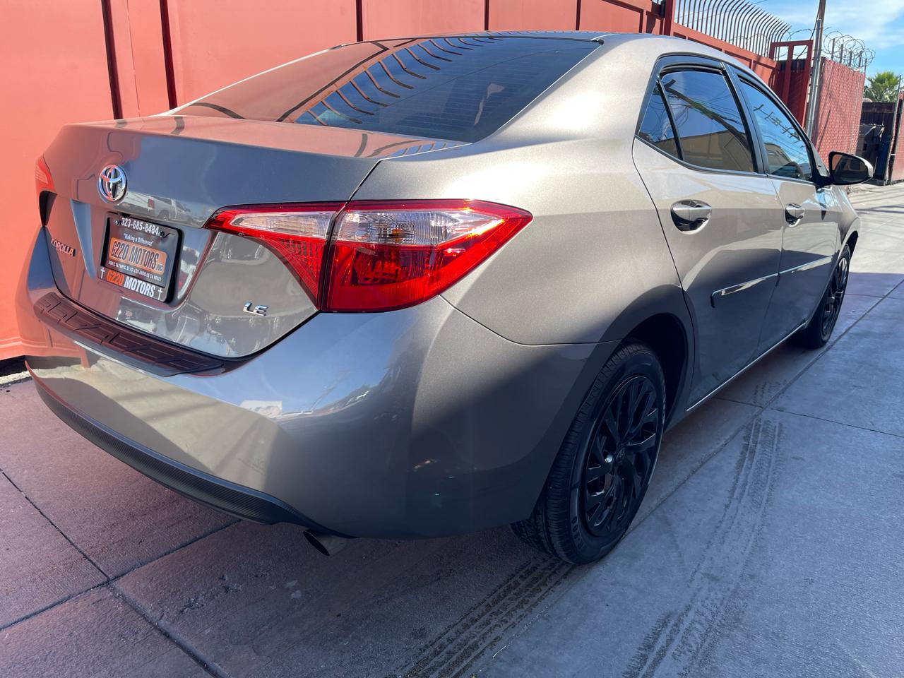 Toyota Corolla LE 4D Sedan 2018