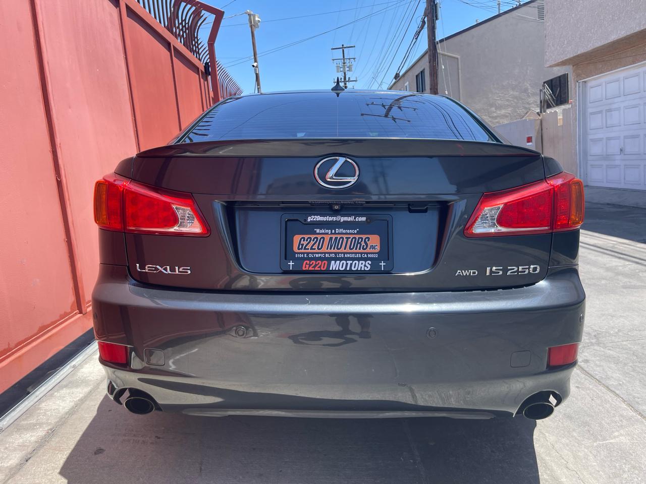 Lexus IS IS 250 AWD 6-Speed Sequential 2009