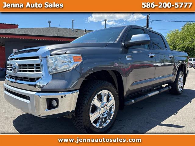 Gray 2015 Toyota Tundra 1794 CrewMax 5.7L 4WD Pickup Truck Four-Wheel Drive Automatic