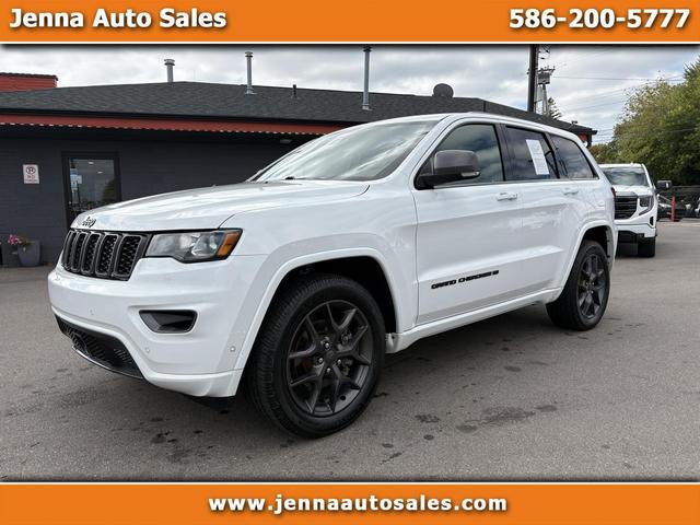 White 2021 Jeep Grand Cherokee SUV / Crossover Four-Wheel Drive