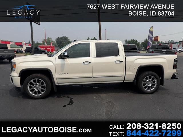 Pearl White 2014 GMC Sierra 1500 Pickup Truck Four-Wheel Drive Automatic