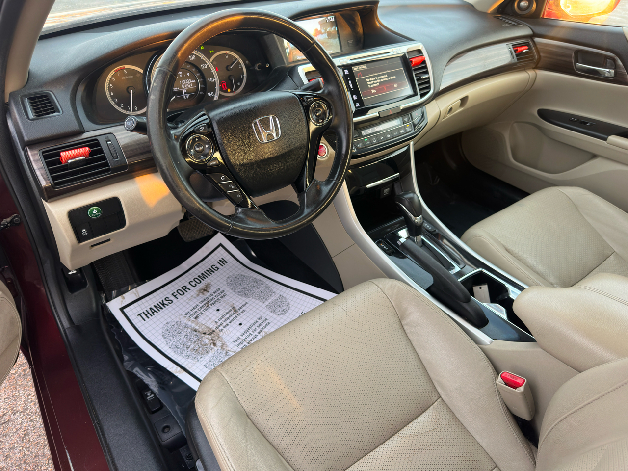 Honda Accord Sedan 4dr V6 Auto EX-L 2016