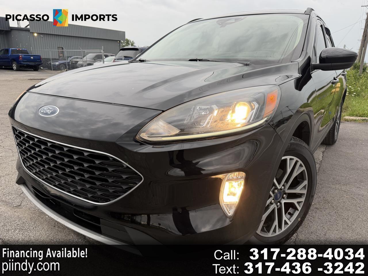 Black 2020 Ford Escape SUV / Crossover All-Wheel Drive Automatic