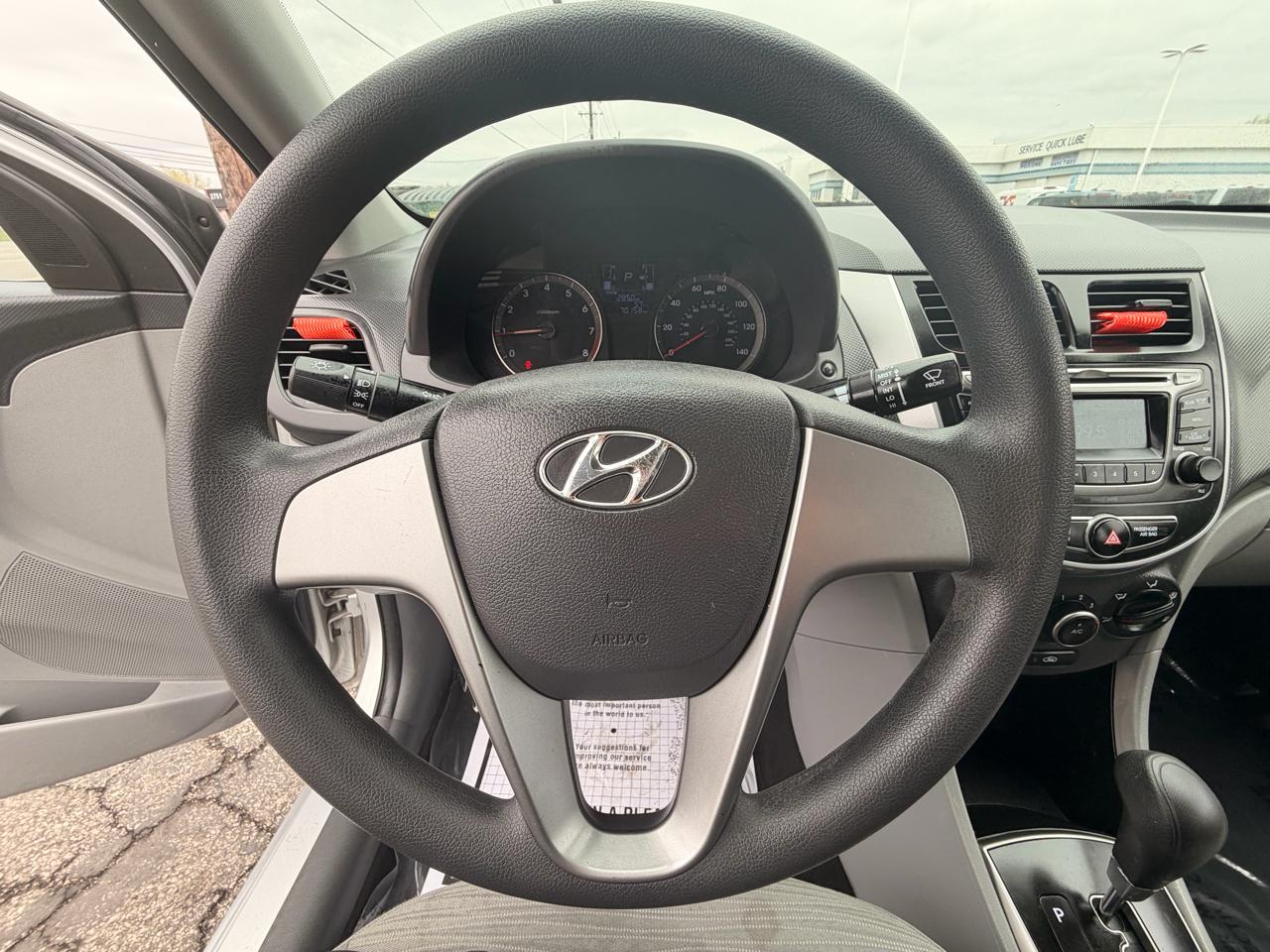 Hyundai Accent 4dr Sdn Auto SE 2016