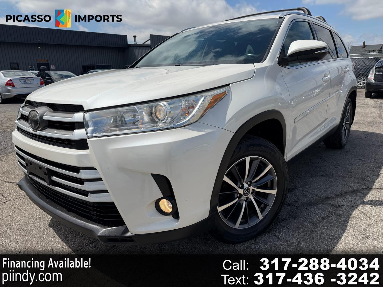 Toyota Highlander XLE V6 AWD (Natl) 2019