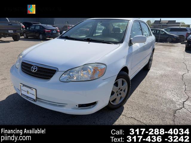 White 2007 Toyota Corolla CE Sedan Front-Wheel Drive Manual