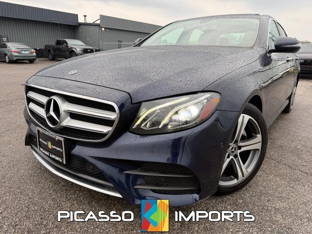 Dark Blue 2018 Mercedes-Benz E-Class Sedan All-Wheel Drive Automatic