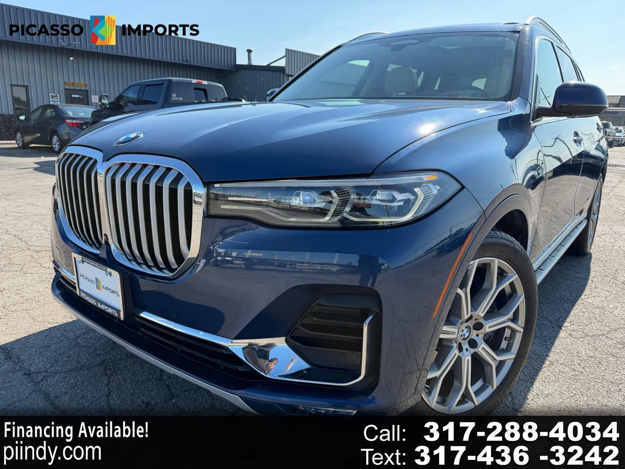 Blue 2022 BMW X7 SUV / Crossover All-Wheel Drive Automatic