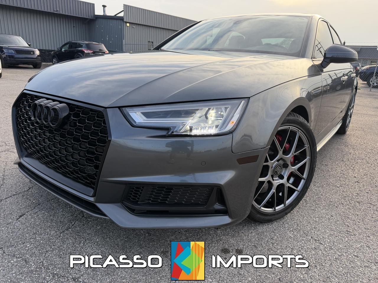 Gray 2018 Audi S4 Sedan All-Wheel Drive Automatic