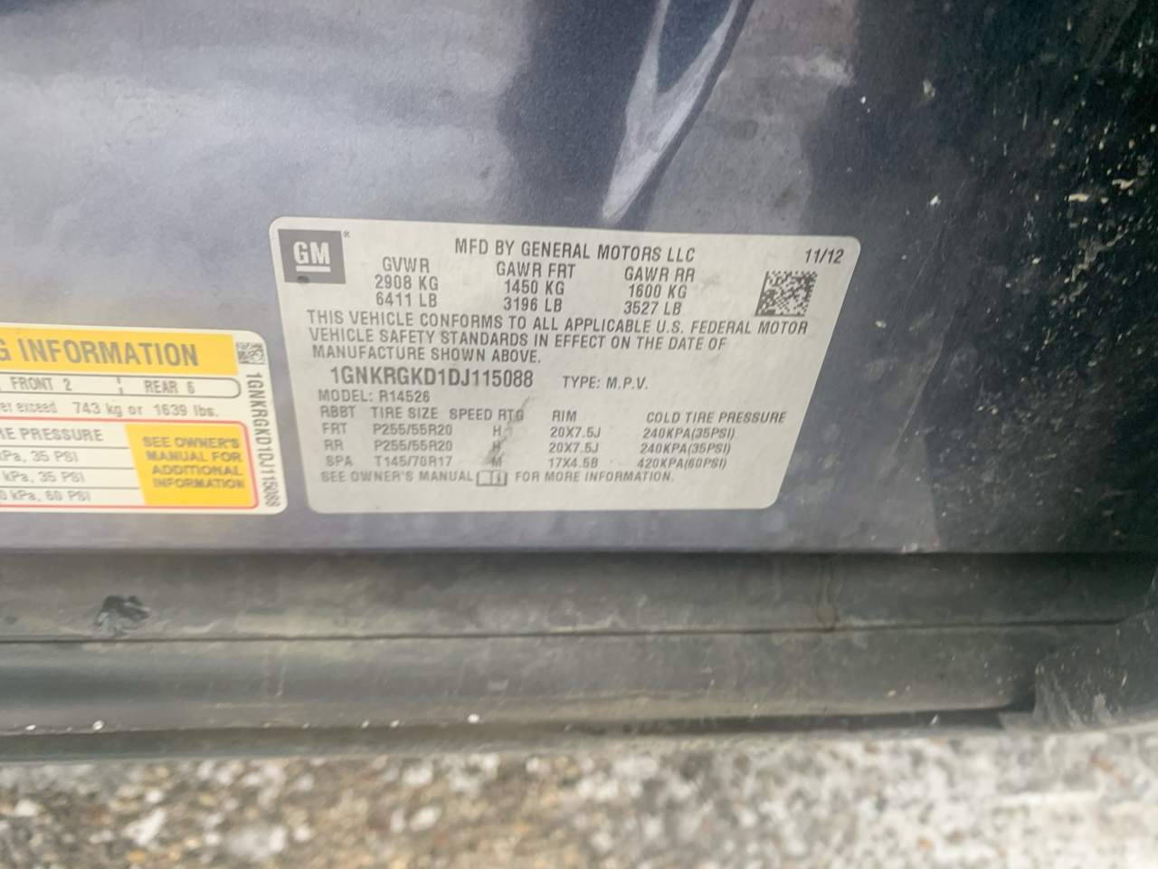 Chevrolet Traverse 1LT FWD 2013